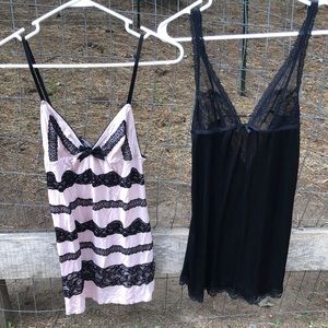 Lot of 2 Victoria Secret Chemise Nightgowns M